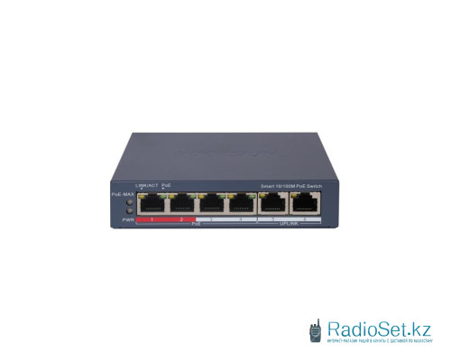 Коммутатор Hikvision DS-3E1106P-EI